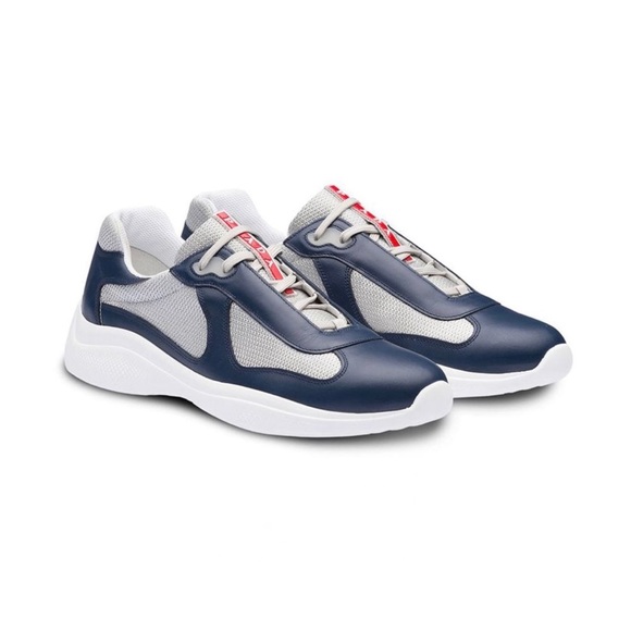 Prada Other - 🚫SOLD ON Ⓜ️🚫Prada Leather & Tech Fabric Sneakers